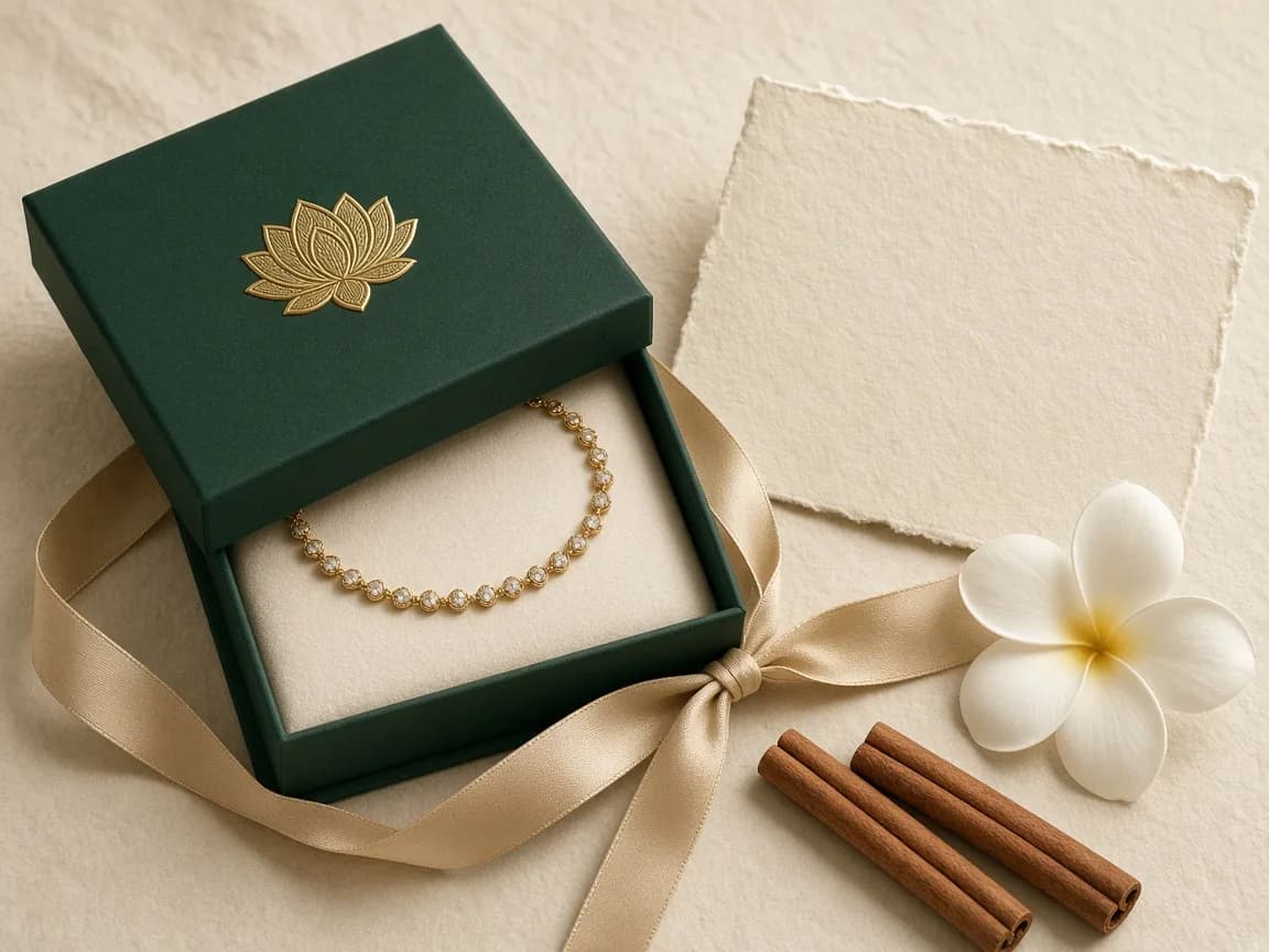 Ceylora crystal jewellery presented in gift packaging